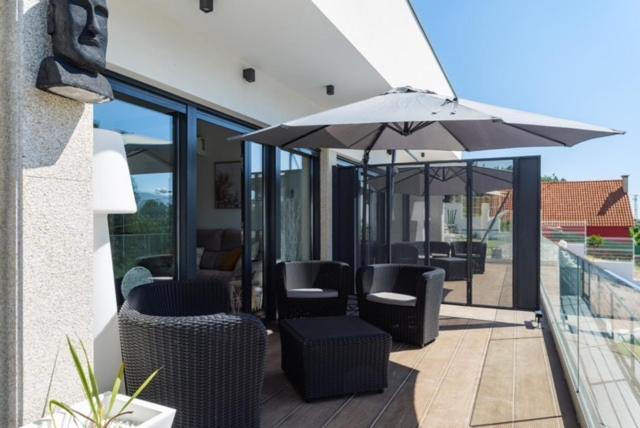 Apartament Veiga Da Fraga Poio Zewnętrze zdjęcie